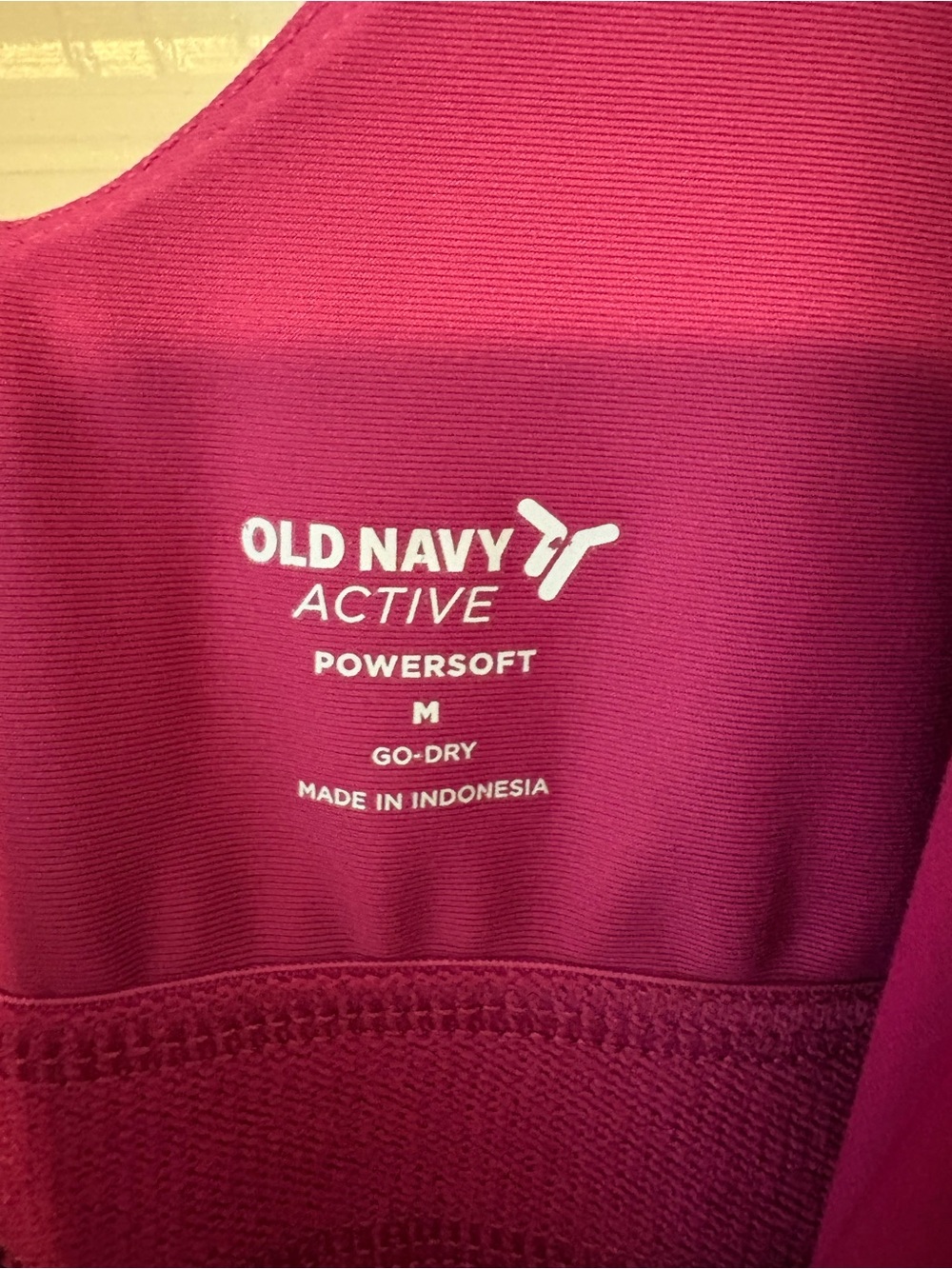 Old Navy PowerSoft Athletic Dress NWOT Size M Pink Built In Shorts Tennis Golf - Picture 5 of 7